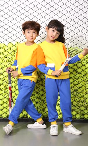 幼兒園園服長袖套裝園服定制款式AM17TZ005