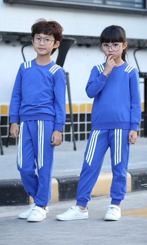 學生休閑套裝定制長袖套裝運動秋冬裝校服AM17TZ022