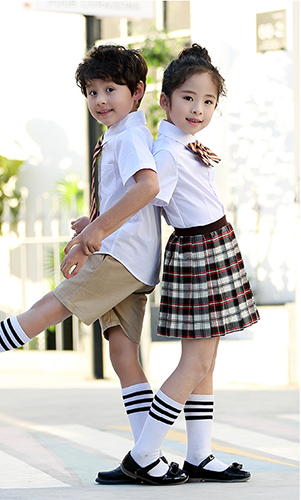 夏季校服 中小學 幼兒園T恤 短袖時尚紳士 淑女校服 班服