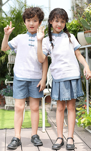 艾咪天使出品夏季民族風校服