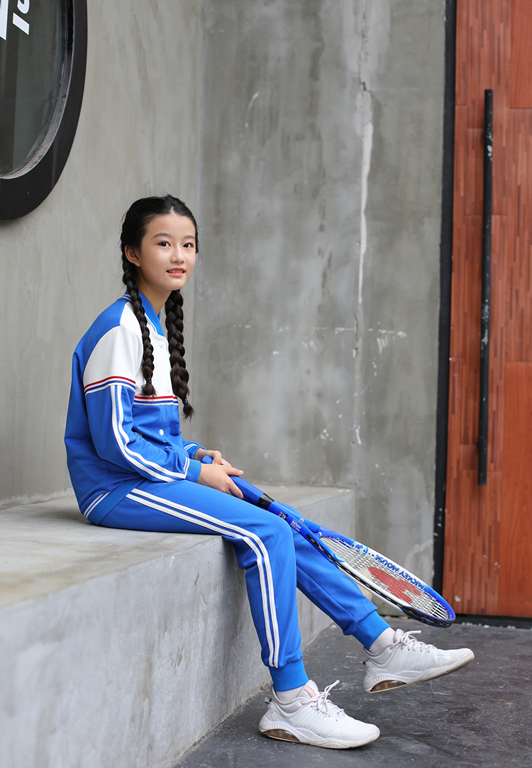 秋裝校服藍色 (2)