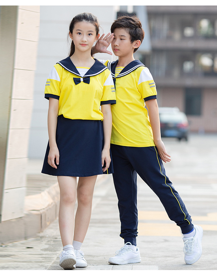時(shí)尚海軍款校服套裝