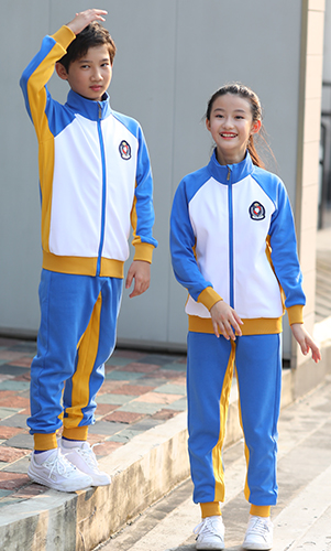 棒球服型運動校服套裝