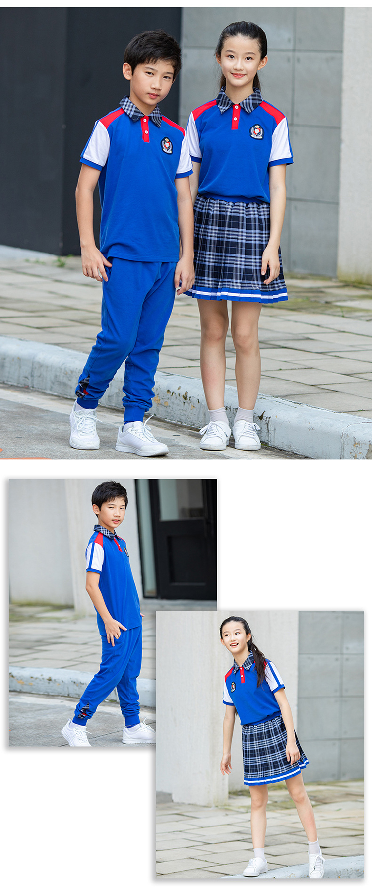 貴族學(xué)生短袖運動服 (5)