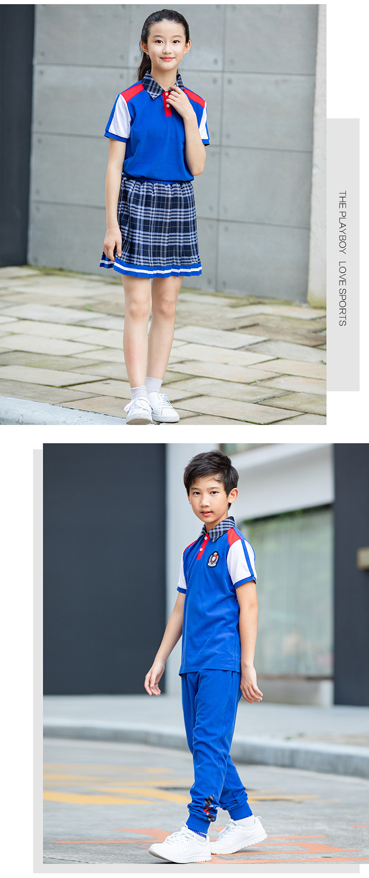貴族學(xué)生短袖運動服 (7)