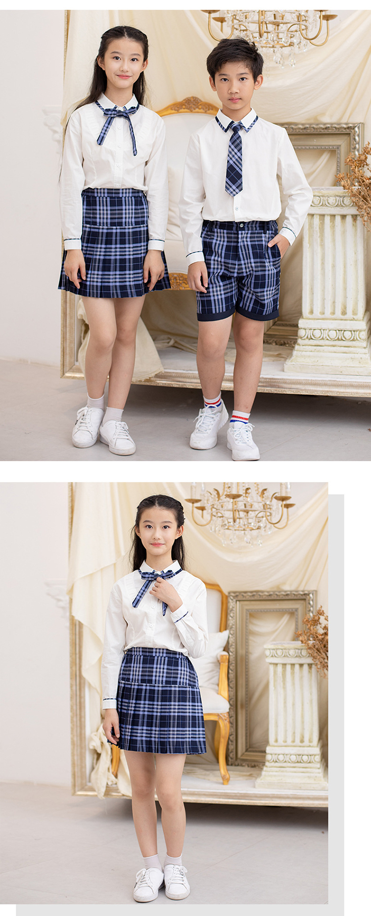 夏天短袖英倫風校服 (6)