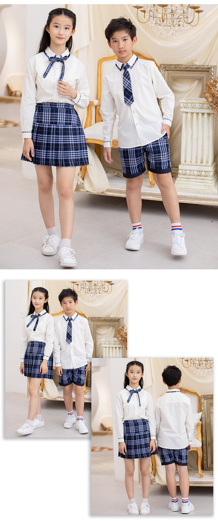 夏天短袖英倫風校服 (7)
