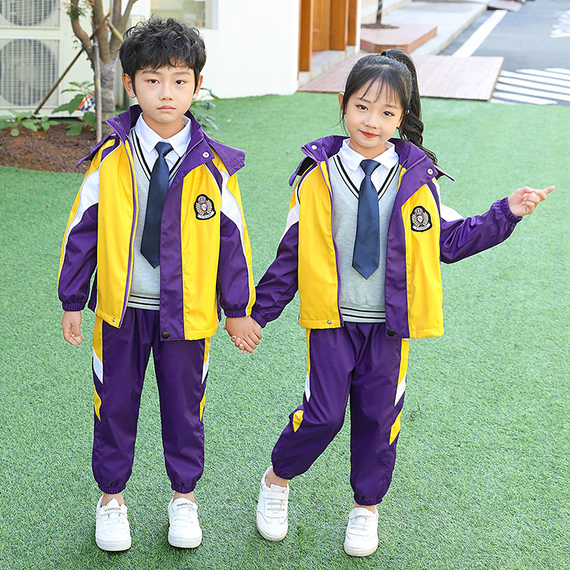 校服定制沖鋒衣套裝款