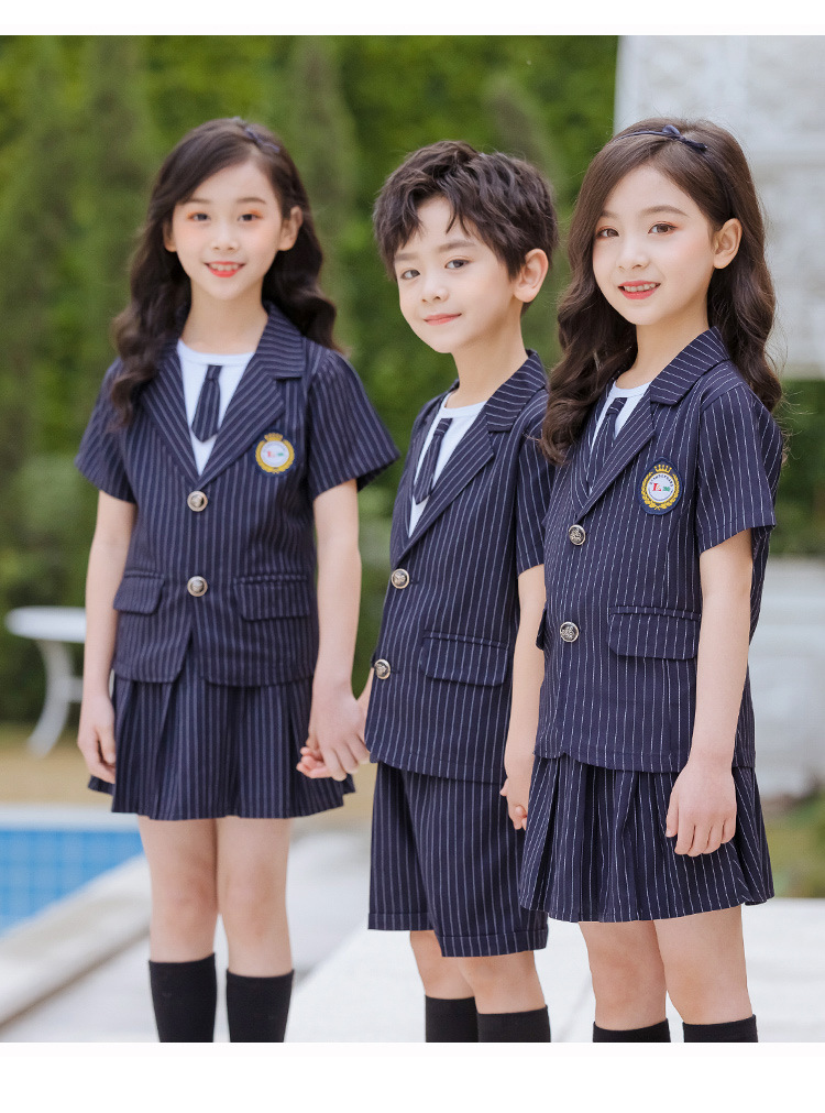 夏季英倫風校服園服定制艾咪天使