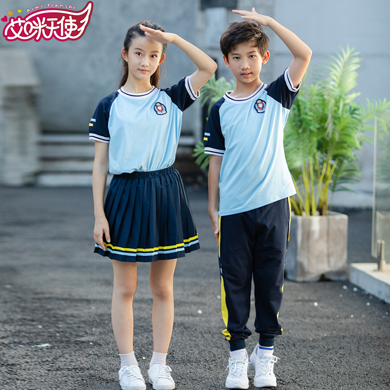 夏款中小學生校服運動時尚款