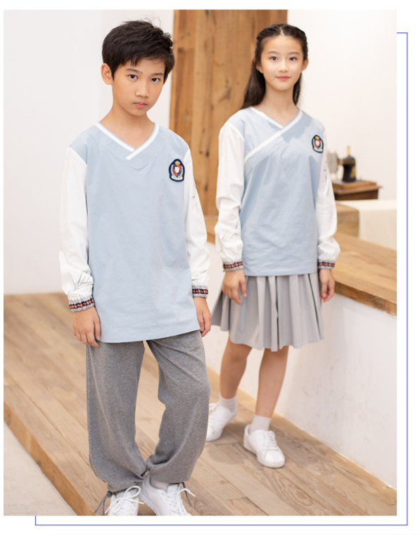 艾咪天使 原創中國風運動套裝 校服園服定制廠家