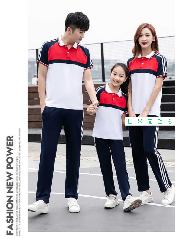 東莞市初高中 小學班服團體服紅色運動套裝