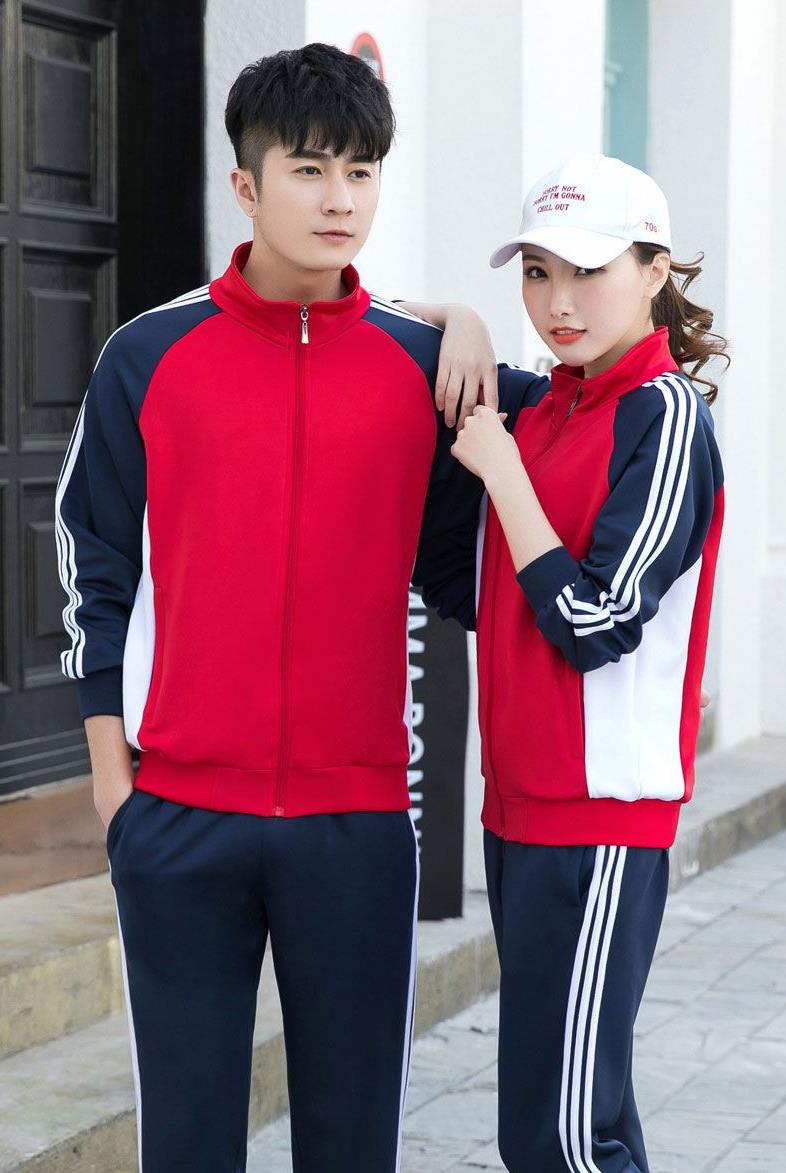 秋季初高中大學(xué)生運(yùn)動(dòng)校服 團(tuán)體服班服套裝